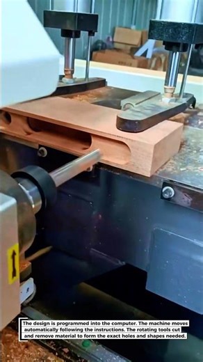 Precision CNC Machine Drilling & Shaping Wood!