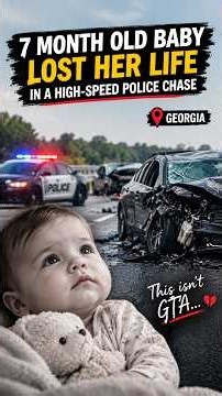 7-Month-Old Baby Killed in High-Speed Police Chase 💔 | Georgia Crash