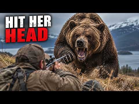 Grizzly Mauls Hunter in the Middle of a Kodiak Meadow After a .338 Win Mag Fails at 15 Feet