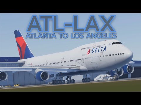 Infinite Flight LIVE | Atlanta to Los Angeles | Delta Airlines 747-400 Tribute Flight | 26.1