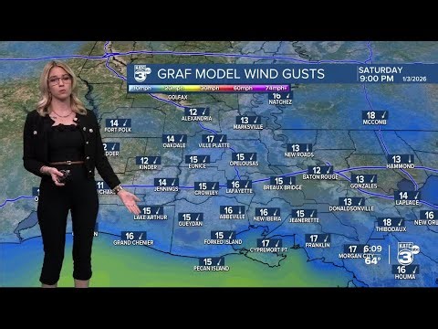 KATC Weather Forecast 6pm 01-01-26