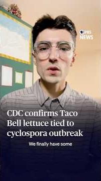 CDC confirms Taco Bell tied to cyclosporiasis