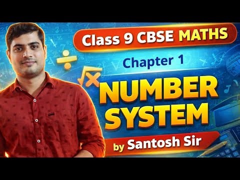 Class 9 Maths Chapter 1 Number System | Full Explanation + Questions | Live
