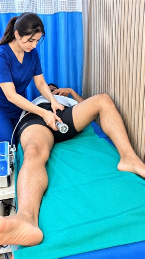 Thigh Pain Relief with Shockwave Therapy Advanced Physiotherapy Treatment Pawan Physio #painrelief