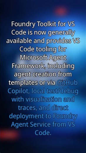 🚀 Microsoft Foundry: Foundry Toolkit for Visual Studio Code (formerly AI Toolkit for VS C...