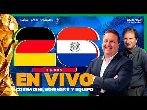 🔴 EN VIVO ALEMANIA 🇩🇪 vs PARAGUAY 🇵🇾 | 16 AVOS DE FINAL | MUNDIAL 2026 | Cadena 3 argentina