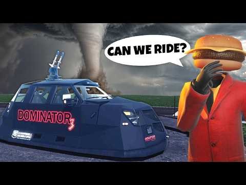 OB & I Got Too Close to a Tornado! (OUTBRK Multiplayer)