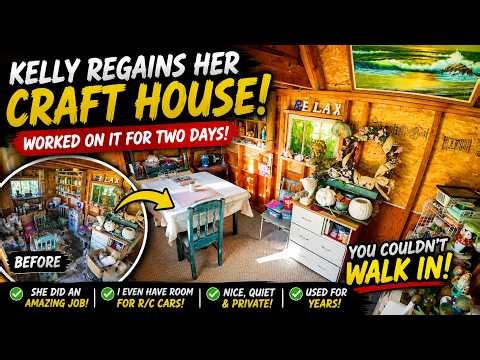 Kelly Regains Her Craft House!! • Worked on it for Two Days! | TSV_3885