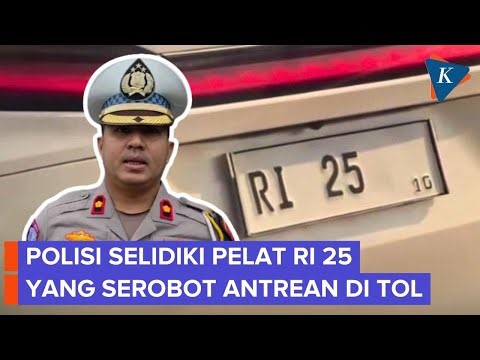 Ramai Mobil Pelat RI 25 Serobot Antrean Tol, Ini Respons Polisi