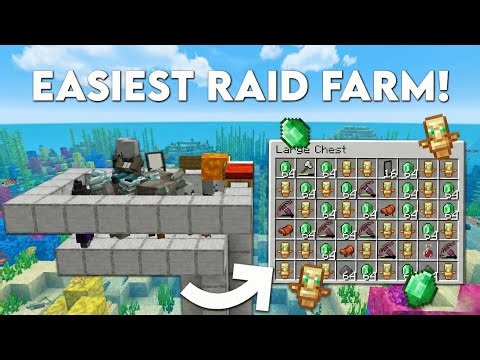 EASIEST Raid Farm in Minecraft 1.21 Java – Unlimited Totems & Emeralds!