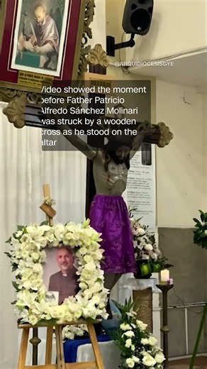 Priest killed by falling crucifix during mass