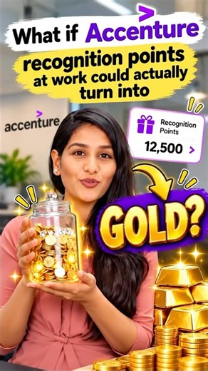 Accenture recognize points into Gold or Silver👑