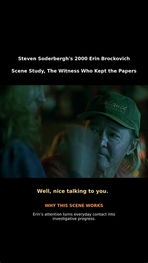 Erin Brockovich: The Witness Who Kept the Papers | Scene Study 🎥🔥⚡