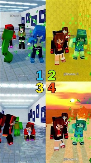 MAIZEN Minecraft Animation Fart Attack #minecraft #shorts