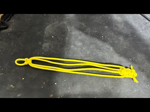 how to make a knot and loop paracord bracelet core