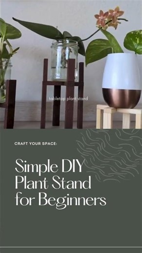 Dollar Tree Jenga Plant Stand DIY — No Tools Needed!