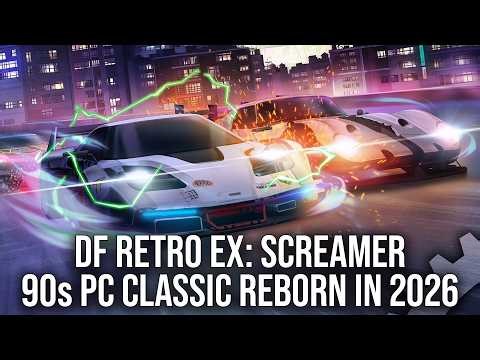 DF Retro EX: Screamer - A Brilliant Arcade Racer - From The Mid 90s To 2026!