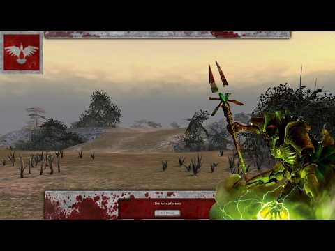 WH40K Dawn of War - Dark Crusade | Space Marine campaing gameplay #14 Aceria Forests - EN