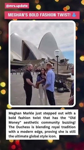 MEGHAN MARKLE STUNS! Her Bold New Fashion Twist! 👑✨ #MeghanMarkle #RoyalStyle
