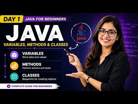 Java Programming for Beginners ☕ - Variables, Methods & Classes