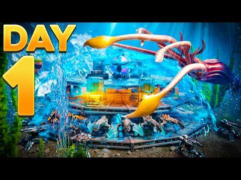 I Built an UNRAIDABLE Underwater Base in ARK: Survival Evolved