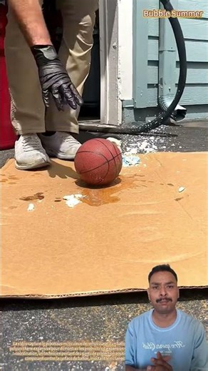 Basketball Explosion Experiment! 💥🏀#shortsfeed #shorts #trending
