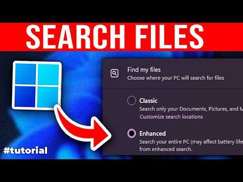 How to Search Files Faster in Windows 11 (Index Fix)
