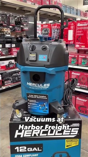 Need a vacuum? Harbor Freight has you covered. #HarborFreight #DIY #Vacuum