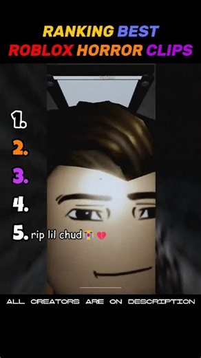 RANKING THE BEST ROBLOX HORROR MOMENTS 🎃 (SPOOKYTUBER) #roblox #funny #scary