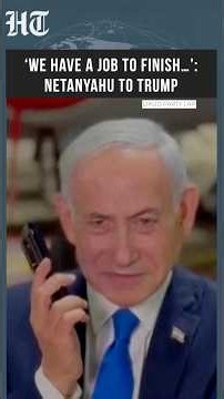 Watch: Ahead Of Elections, Netanyahu Says Israel And US Have 'A Job To Finish' In Iran #shorts