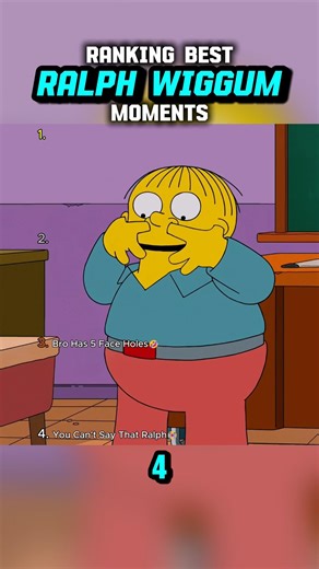 Ralph Wiggum Best Moments 😭 #shorts