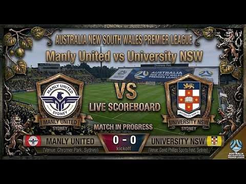 Manly United vs University of NSW | Live Score & Watchalong | Australia South Wales Premier League