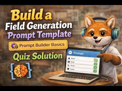 Build Prompt Templates Like a Pro | Trailhead Quiz Answers