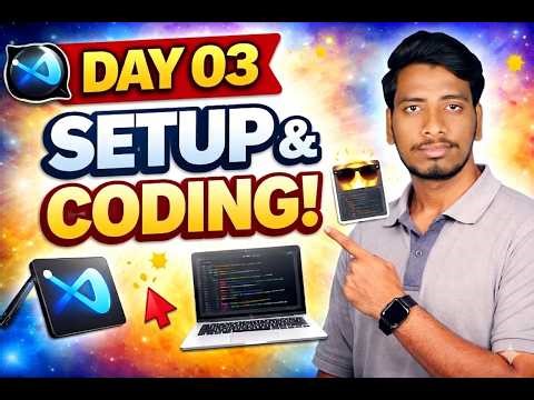 Python Day 03 🔥 | VS Code Setup + Jupyter Notebook | Start Coding Today