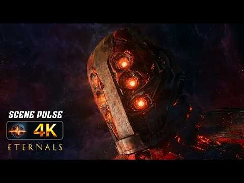 Arishem Emergence Explanation Scene Eternals (2021) [4K] - ScenePulse