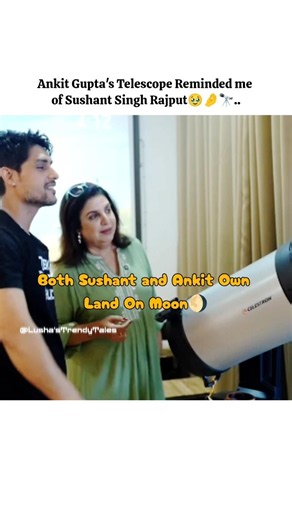 Both Sushant and Ankit Own land on moon🤌#ankitgupta #sushantsinghrajput #farahkhan #hometour #shorts