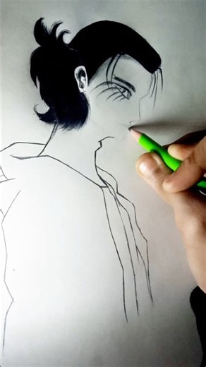 how to draw side profile easily for beginners ✍️ | #tutorials #animedrawing #shorts #ytshorts