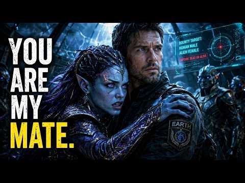 The Human Hid an Alien Woman from Hunters… She Said, “You Are My Mate”