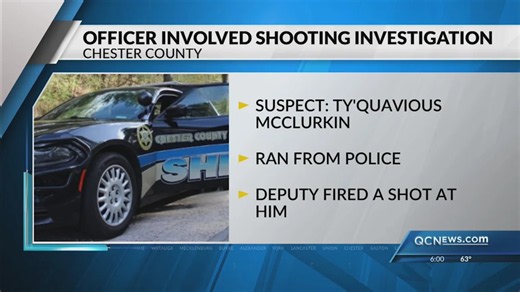 Chester County deputy fires weapon at fleeing suspect after alleged shooting: Sheriff