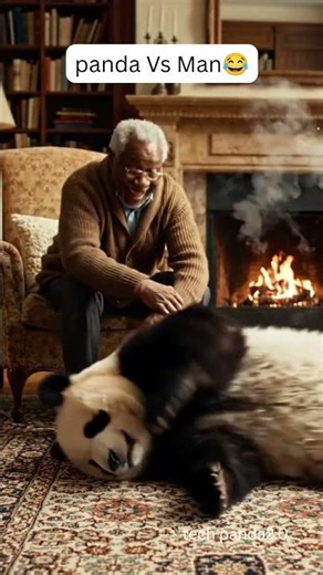 Hilarious Panda vs Human Laptop Battle! #Shorts