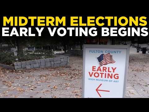 Georgia Early Voting LIVE: In-Person Voting Begins Ahead of 2026 US Midterm Elections | US News LIVE