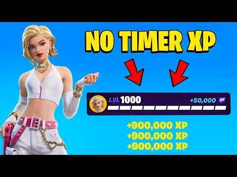 NEW BEST *NO TIMER* FORTNITE XP MAP to FARM & LEVEL UP FAST in FORTNITE WINTERFEST! (150,000!)