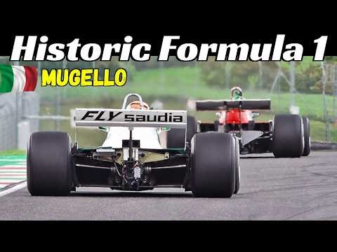 Masters Historic Formula One Championship at Mugello Circuit - Legendary 70s & 80s cars and sounds!