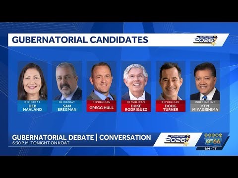 Republican gubernatorial debate, Democratic gubernatorial conversation to air tonight on KOAT