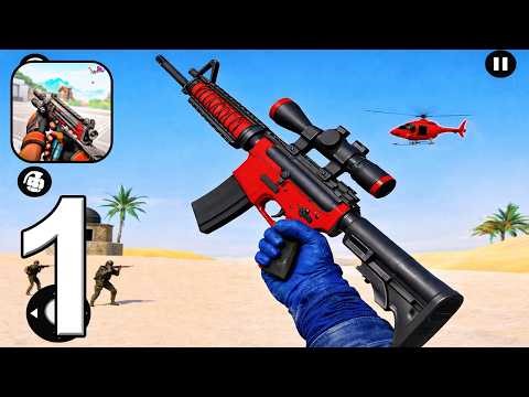 Commando Strike: FPS Shooter - Fps Commando Gun Games 3D Android Gameplay - Part 1