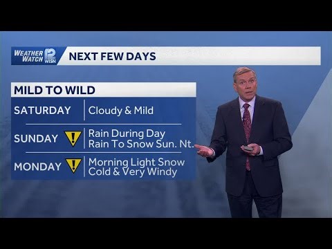 Mild to wild weather this weekend. Sunday brings rain and snow to SE Wisconsin