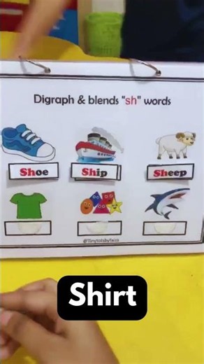 SH Words for Kids | Learn SH Sound Words | Phonics for Preschool & Kindergarten