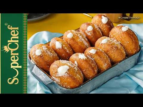 Cream Filled Donuts Recipe | Easy Homemade Donuts | SuperChef