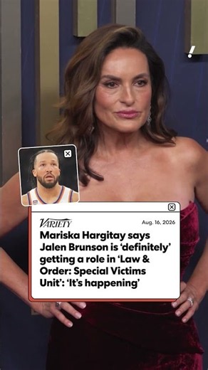 Mariska Hargitay confirms Jalen Brunson is getting an ‘SVU’ role