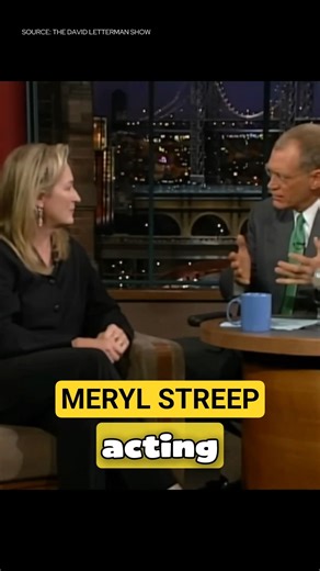 Meryl Streep Never Stops Acting 🙈